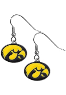 Iowa Hawkeyes Logo Dangler Womens Earrings