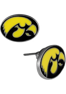 Iowa Hawkeyes Logo Post Womens Earrings