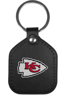 Kansas City Chiefs Leather Square Keychain