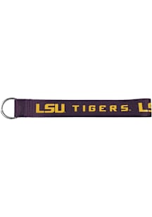 LSU Tigers Lanyard Keychain - Purple
