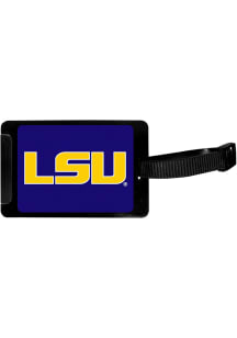 LSU Tigers Purple Logo Luggage Tag
