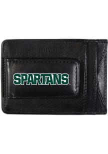 Michigan State Spartans Logo Leather Mens Money Clip