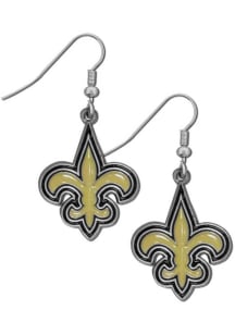 New Orleans Saints Logo Dangler Womens Earrings