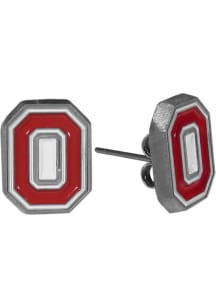 Ohio State Buckeyes Logo Post Womens Earrings