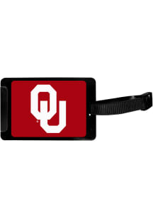 Oklahoma Sooners Crimson Logo Luggage Tag