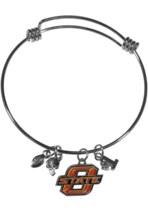 Oklahoma State Cowboys Charm Bangle Womens Bracelet