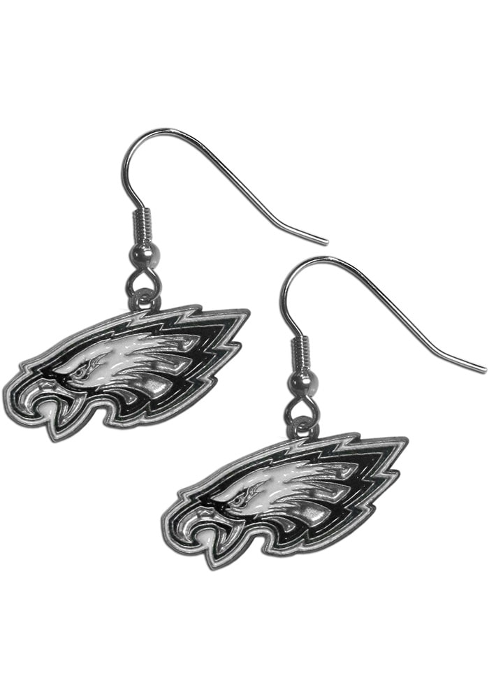 Philadelphia Eagles Gold-Plated Small Logo Dangle Earrings