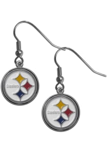 Pittsburgh Steelers Logo Dangler Womens Earrings