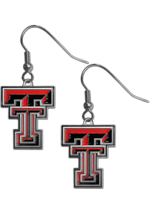 Texas Tech Red Raiders Logo Dangler Womens Earrings
