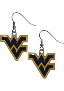 West Virginia Mountaineers Logo Dangler Womens Earrings
