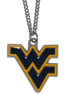 West Virginia Mountaineers Logo Charm Necklace