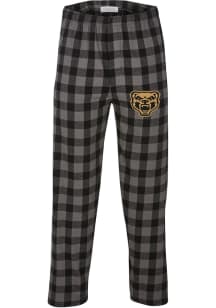 Oakland University Golden Grizzlies Mens Grey Flannel Sleep Pants