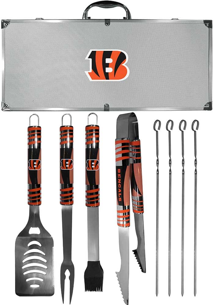 Cincinnati Bengals 8pc Tailgater BBQ Tool Set