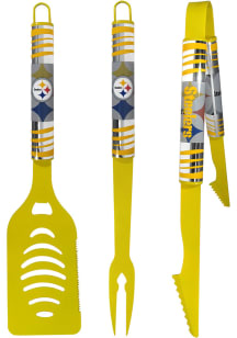 Pittsburgh Steelers 3pc Color BBQ Tool Set