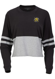 Wichita State Shockers Womens Black Dainty Logo LS Tee