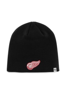 47 Detroit Red Wings Black Beanie Mens Knit Hat