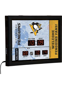 Pittsburgh Penguins Scoreboard Wall Clock