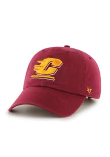 47 Central Michigan Chippewas Clean Up Adjustable Hat - Red