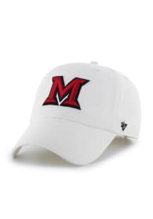 47 Miami RedHawks Clean Up Adjustable Hat - White