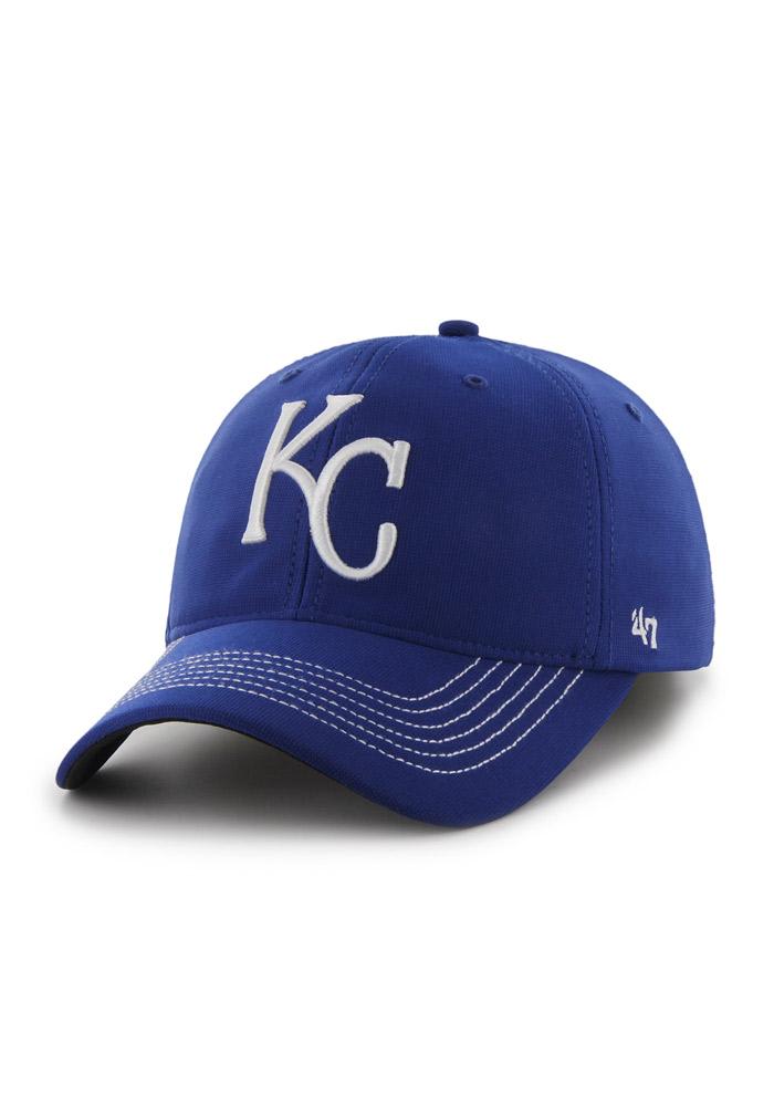 47 Kansas City Royals Mens Blue Game Time Closer Flex Hat