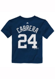Miguel Cabrera Detroit Tigers Toddler Navy Blue Player Short Sleeve Player T Shirt