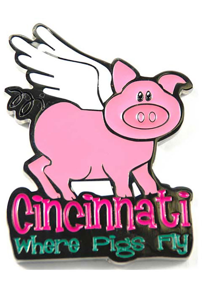 Cincinnati When Pigs fly Magnet Magnet