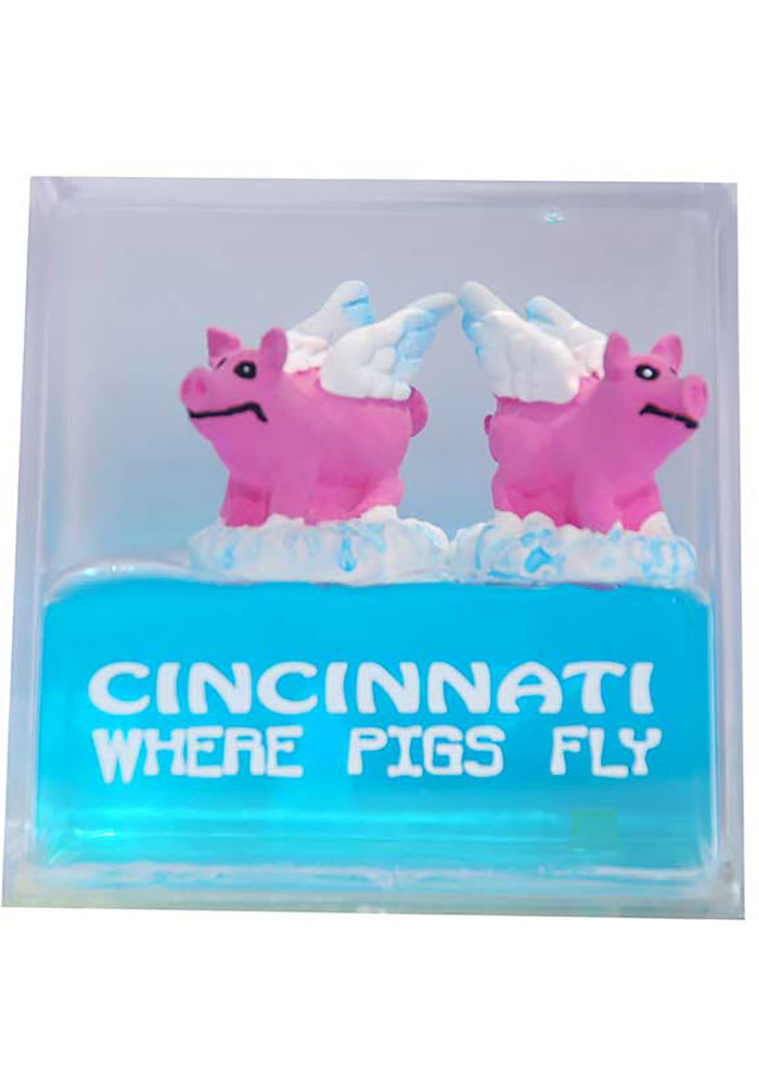 Cincinnati When Pigs fly Waterball Water Globe