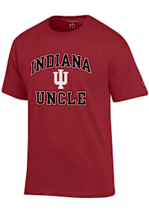 Champion Indiana Hoosiers Crimson Number One Uncle Short Sleeve T Shirt