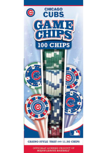Chicago Cubs 100pc Poker Chips Game
