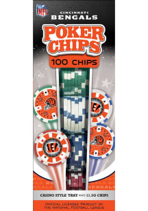 Cincinnati Bengals 100pc Poker Chips Game