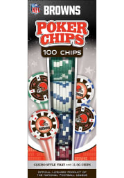 Cleveland Browns 100pc Poker Chips Game