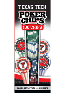 Texas Tech Red Raiders 100pc Poker Chips Game