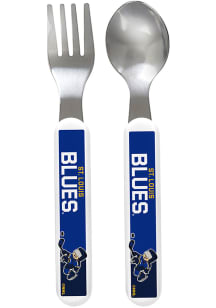 St Louis Blues Fork and Spoon Baby Gift Set