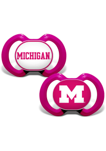 Michigan Wolverines  2pk Pacifier - Pink