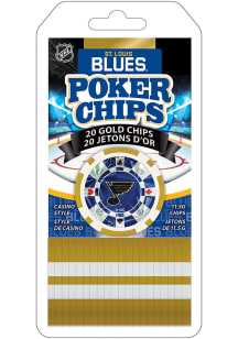 St Louis Blues 20pc Poker Chips Game