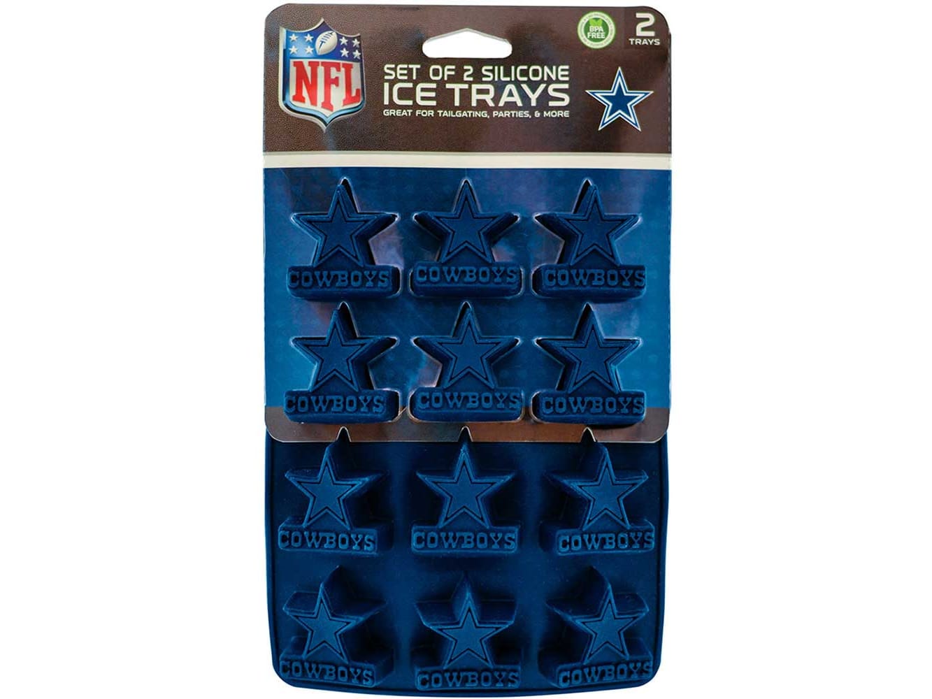 Dallas Cowboys - Insignia Acacia and Slate Serving Board with Cheese Tools