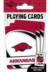 Arkansas Razorbacks Team Logo Playing Cards