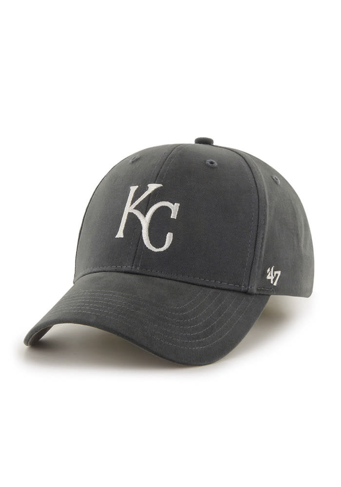 Kansas City Royals 2T MVP Charcoal 47 Youth Adjustable Hat