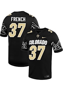 Martavius French  Nike Colorado Buffaloes Black Football NIL Game Football Jersey