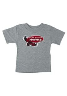 Saint Josephs Hawks Infant Logo Short Sleeve T-Shirt Grey