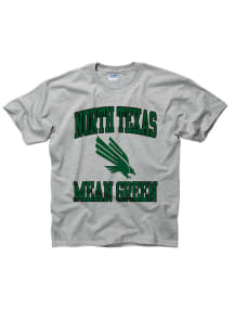 North Texas Mean Green Youth Grey #1 Short Sleeve T-Shirt