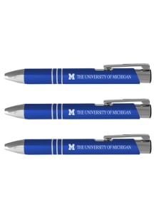 Michigan Wolverines 3 Pack Ball Point Pen