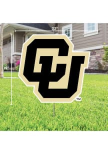 Colorado Buffaloes Team Yard Sign - Black