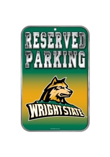 Wright State Raiders Plastic Parking Sign