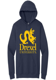 Mens Drexel Dragons Navy Blue Summit Sportswear Primary Logo Hooded Sweatshirt