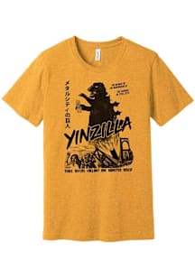 Pittsburgh Gold Yinzilla Short Sleeve Fashion T Shirt