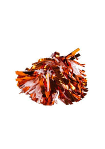 White, Orange Pom Pom