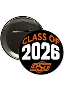 Oklahoma State Cowboys 3" Class of 2026 Button - Orange