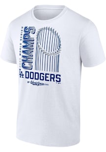 Los Angeles Dodgers White 2025 World Series Champions Wild Pitch Short Sleeve T Shirt