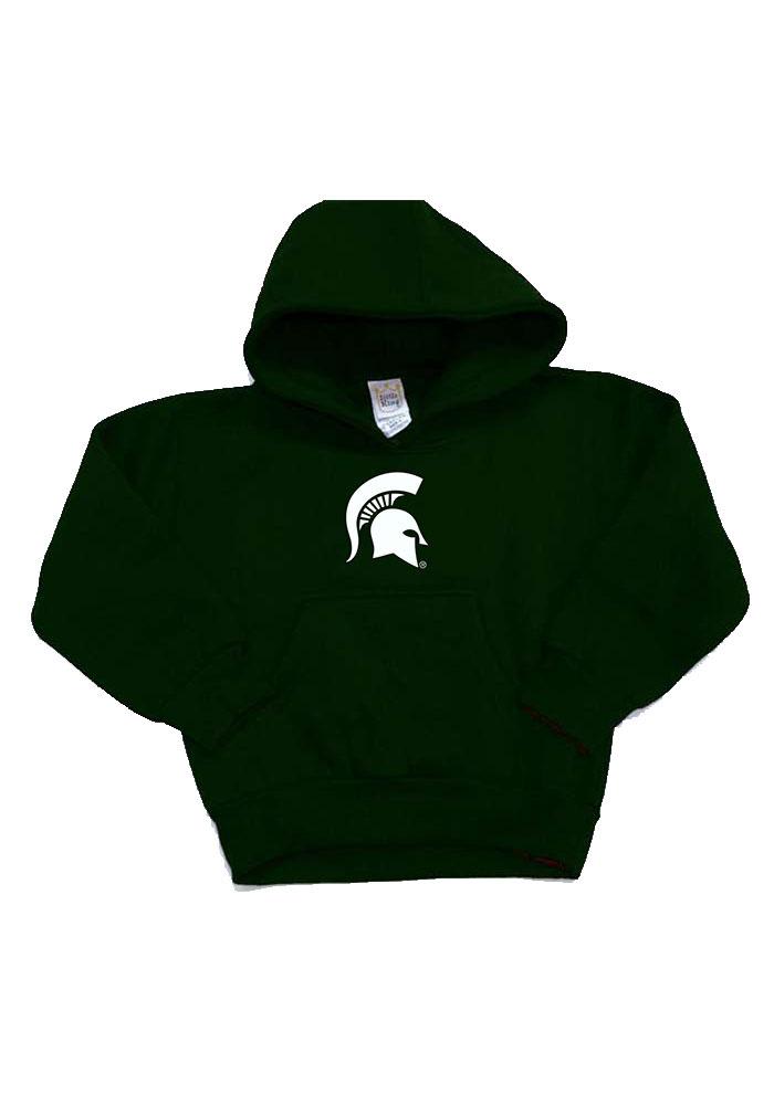 Michigan State Spartans Toddler Green Logo Long Sleeve Hooded Sweatshirt
